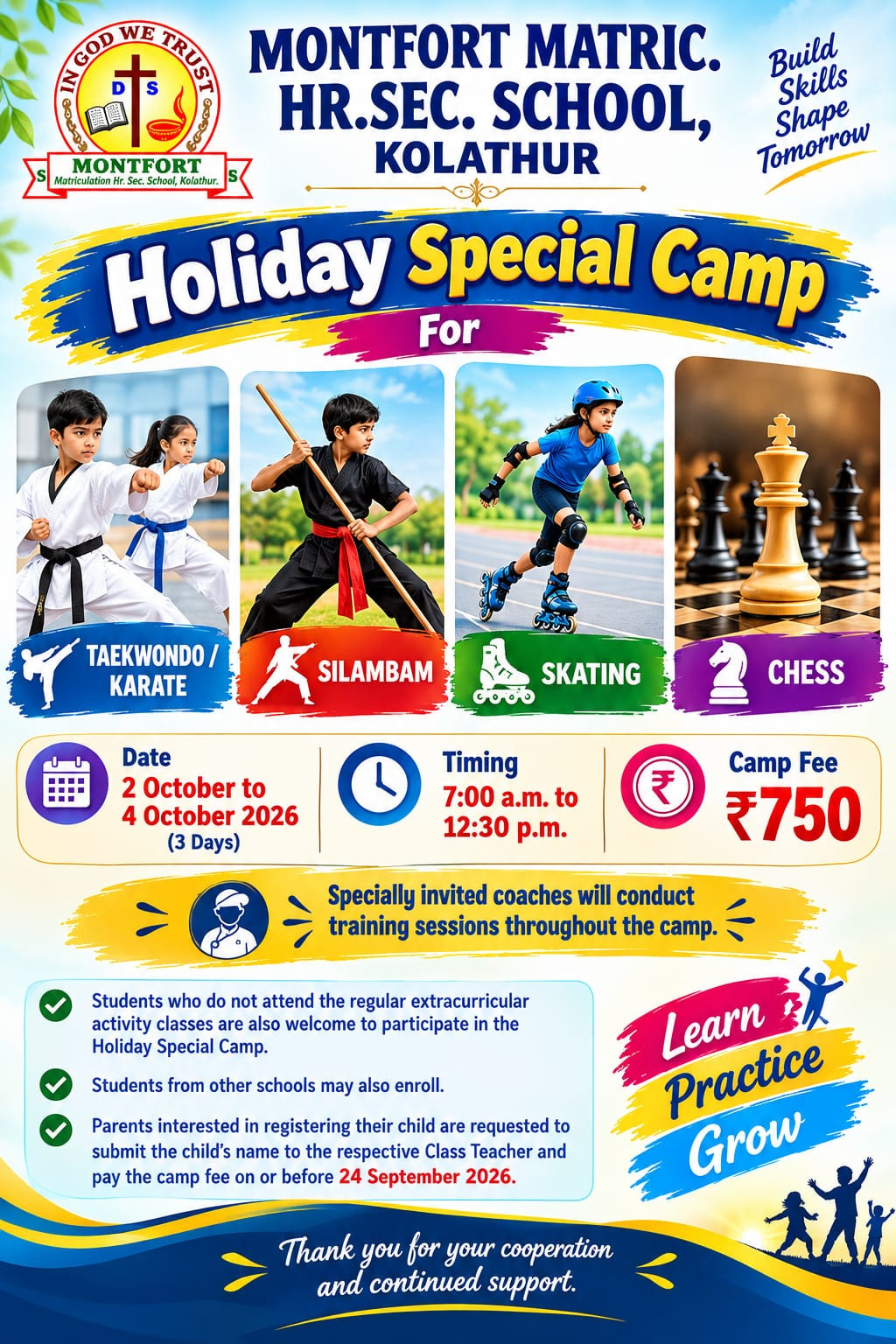 Holiday Speicla Camp